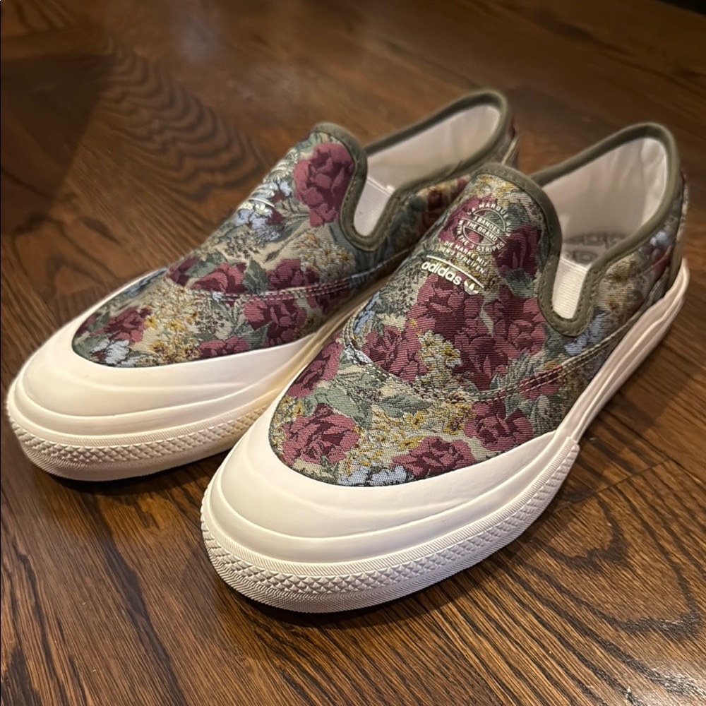 Adidas Women's Floral Slip-On Sneakers - Multicolor